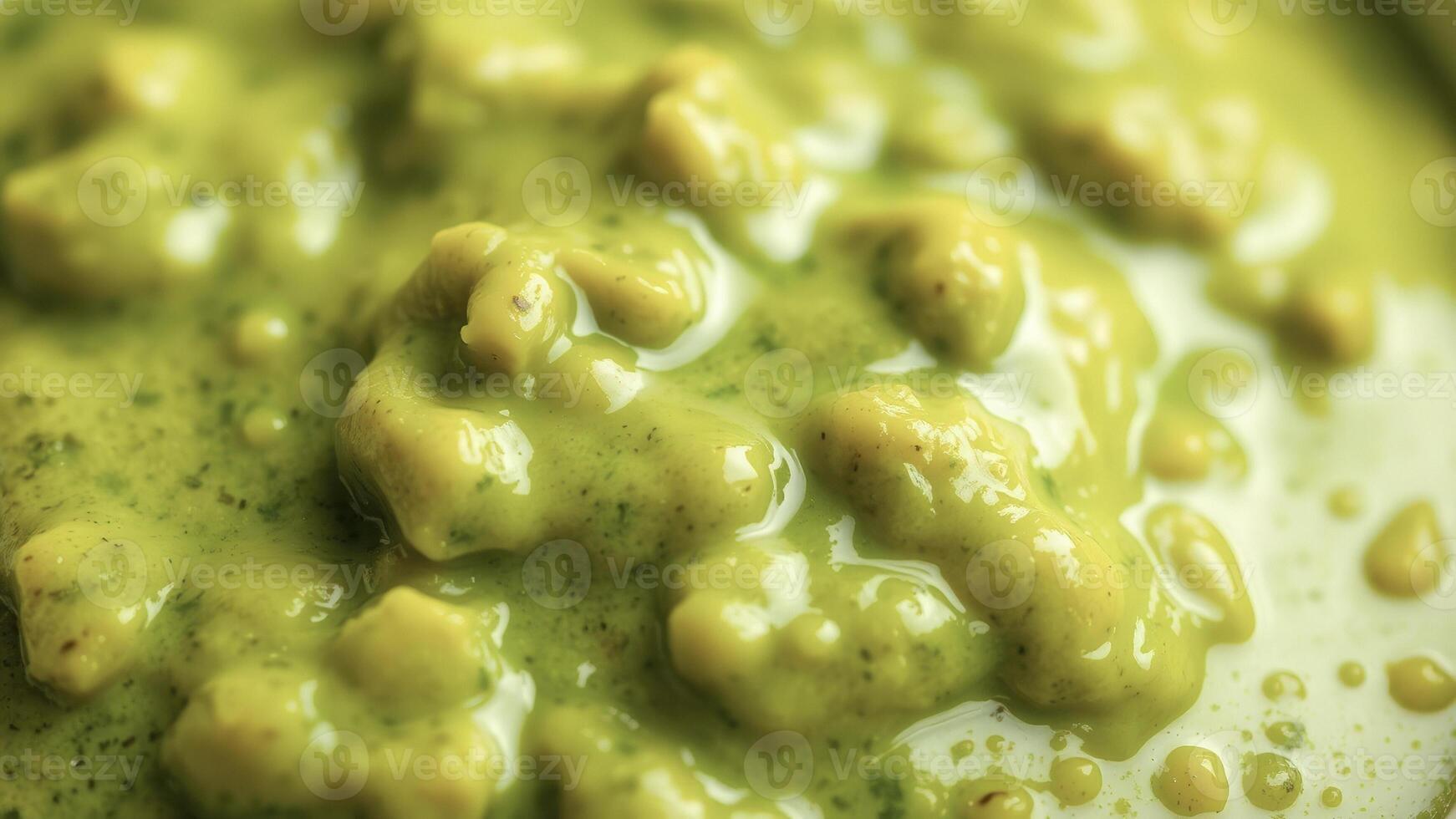 Green and Yellow Sauce Texture photo