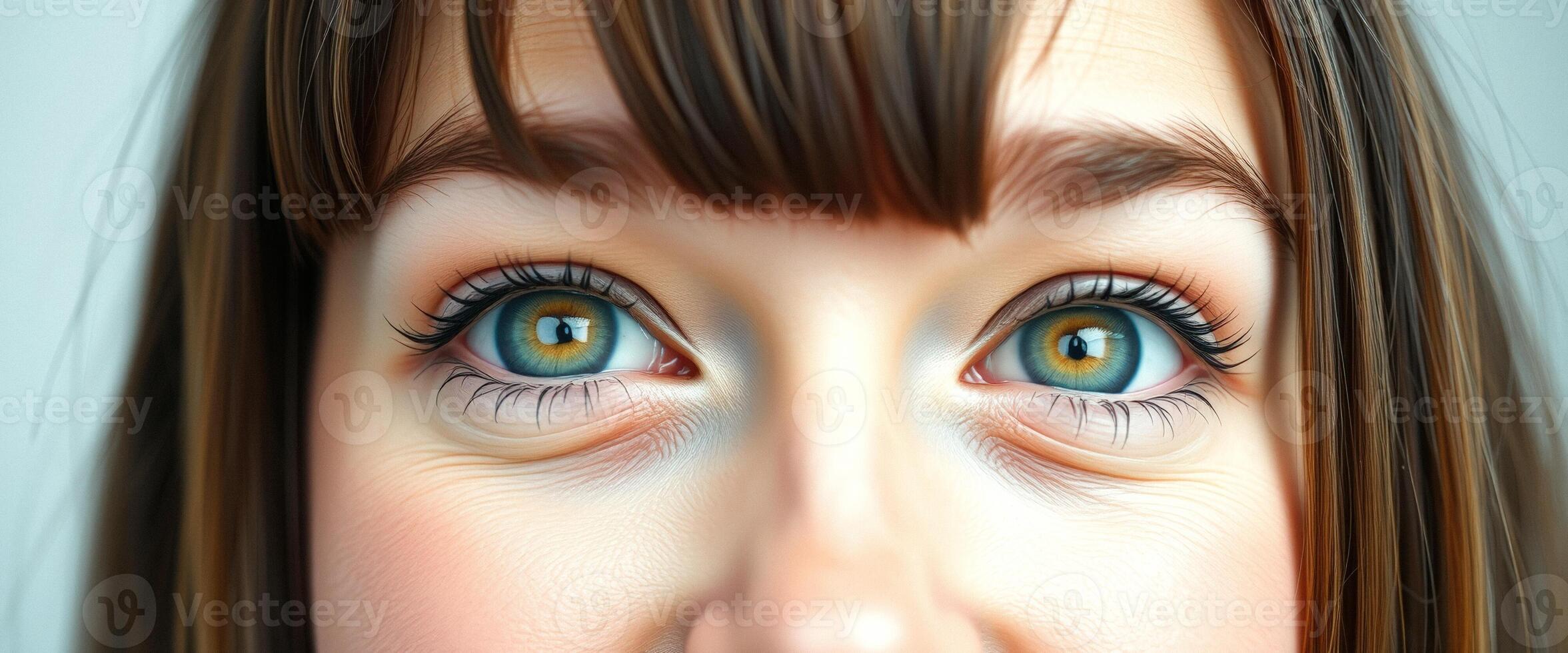 Close-up of a Woman's Eyes photo