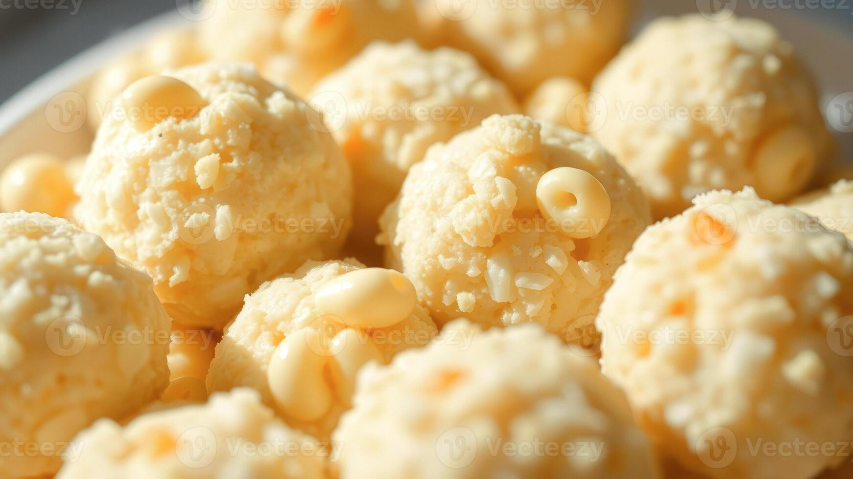 Close-up of Creamy White Balls photo