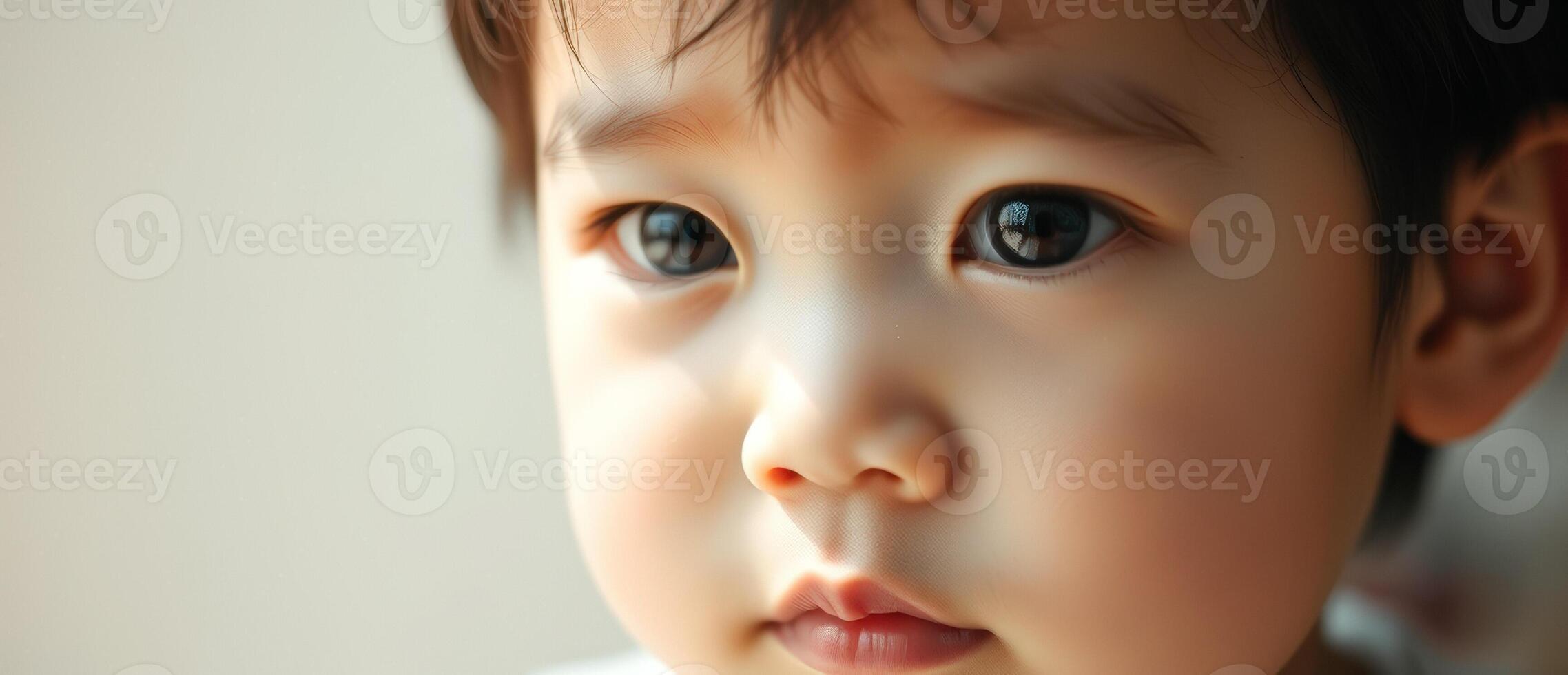 Closeup of a Baby's Eyes photo