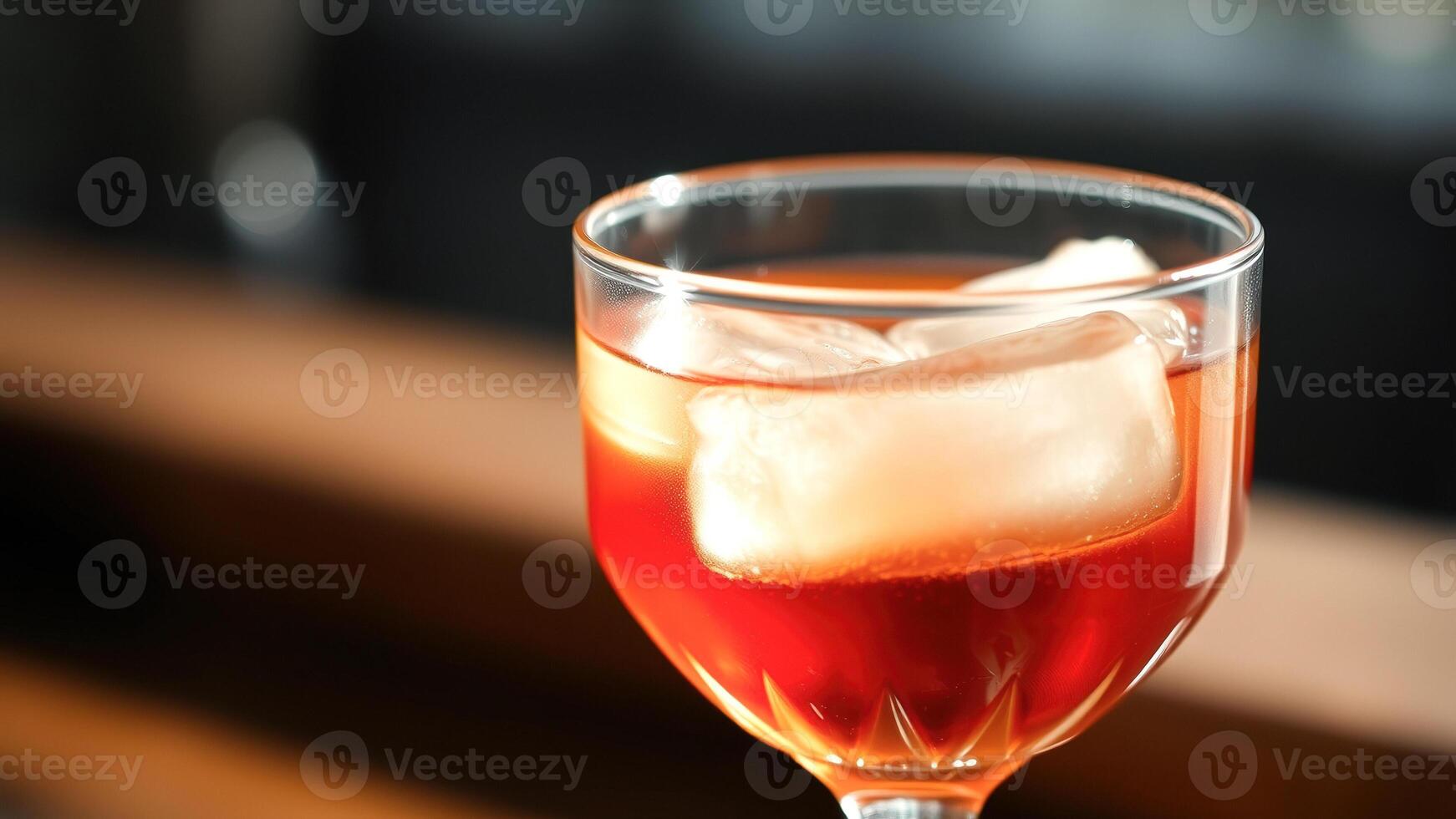 Close-up of a Glass of Iced Tea photo
