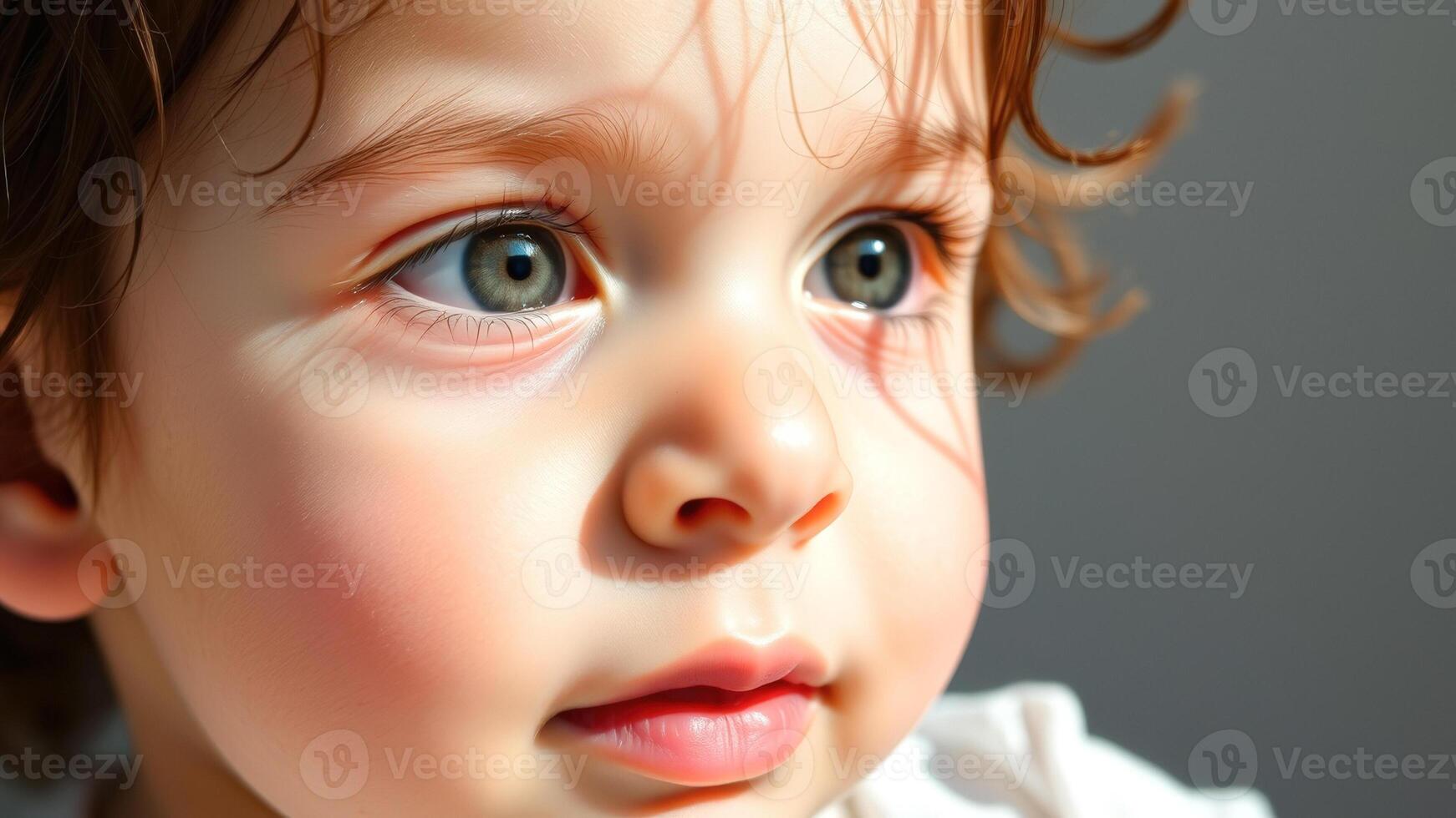 Closeup of a Baby's Face photo