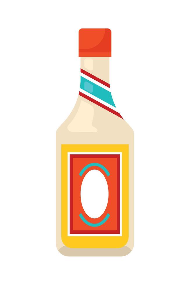 Ketchup bottle icon vector