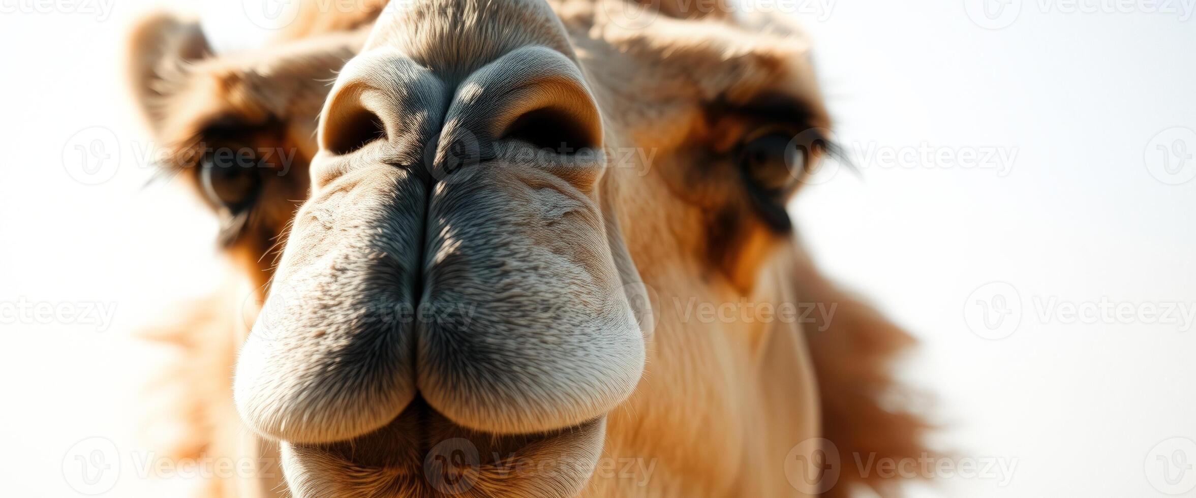 Close-up of a Camel's Face photo