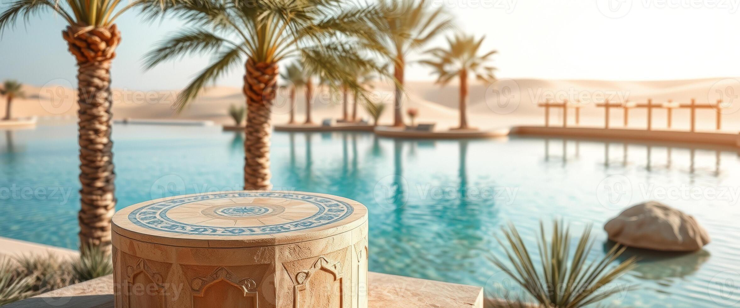Desert Oasis Poolside Table photo