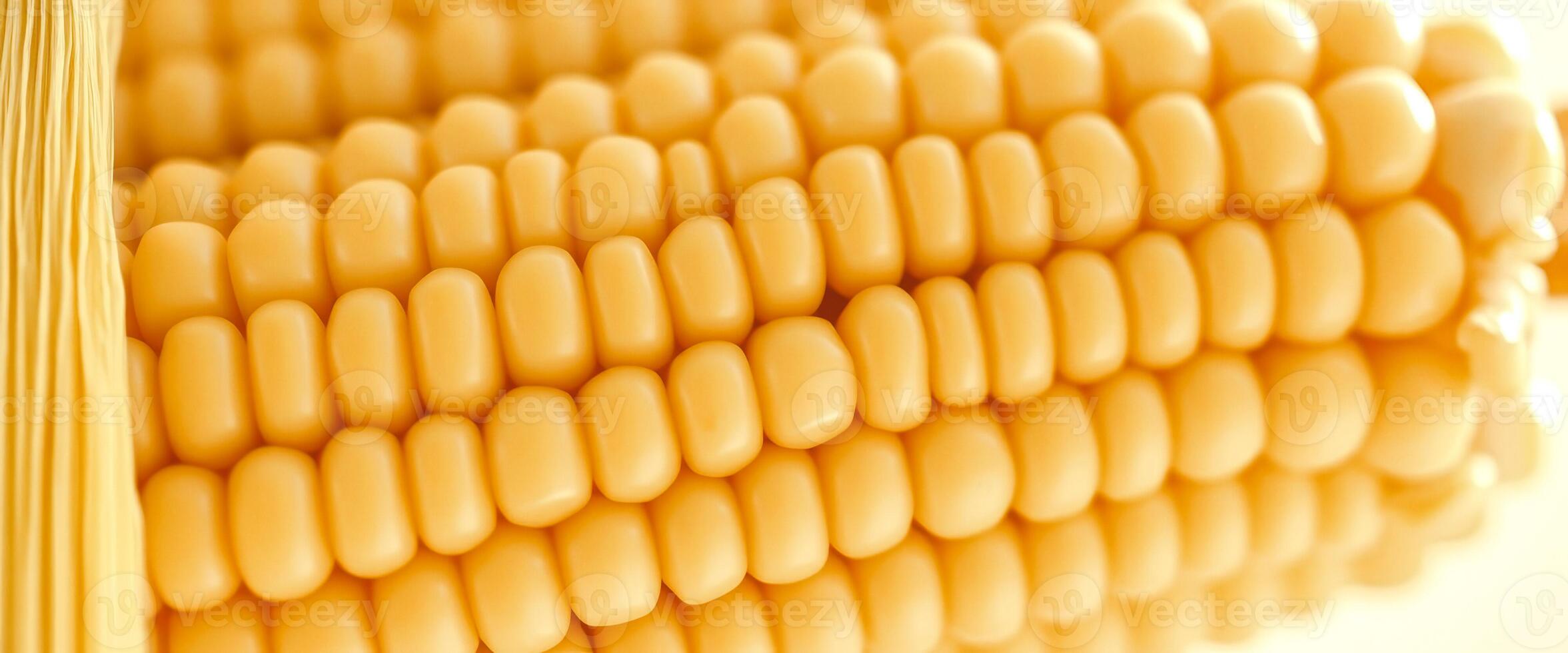 Close Up of Corn Kernels photo