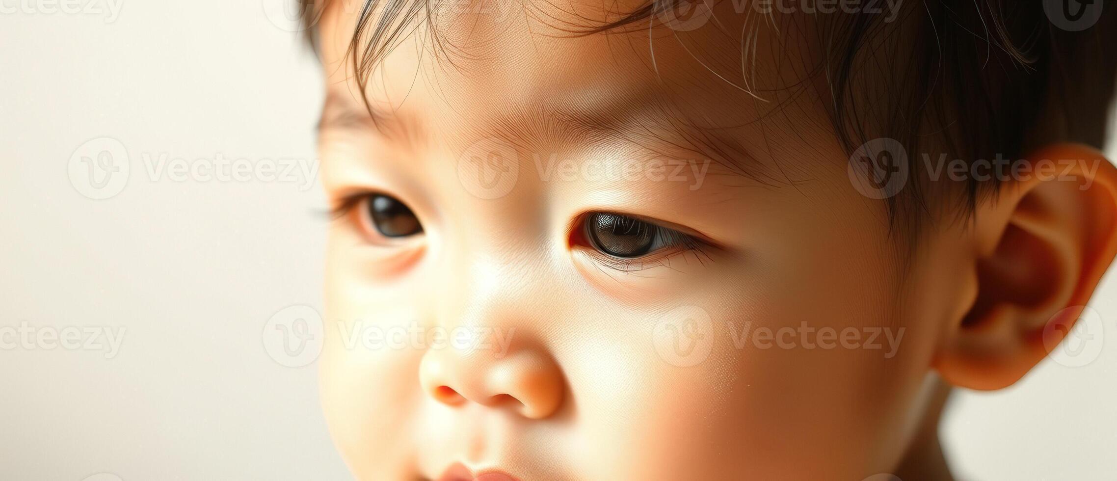 Close-up of a child's eye photo