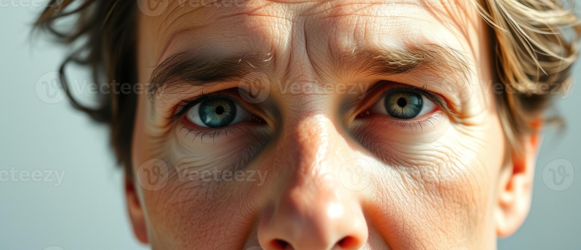 Close Up of a Man's Eye photo