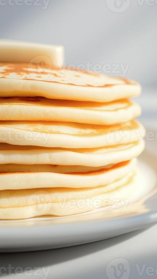 Buttery Stack of Pancakes photo