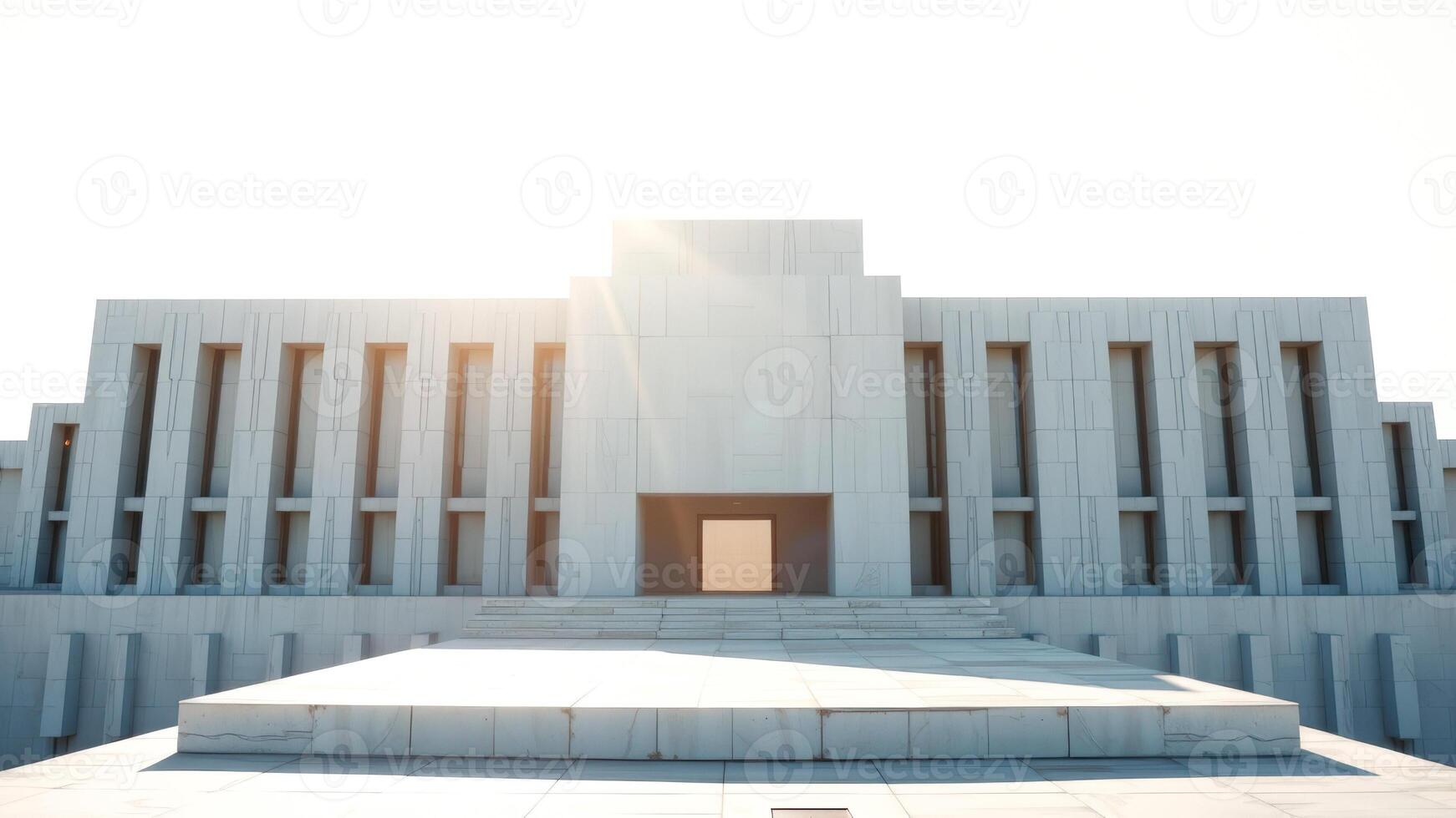 Modern Architecture Building with a Large Entrance photo