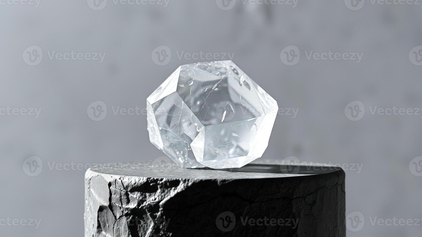 Crystal on a Stone Platform photo