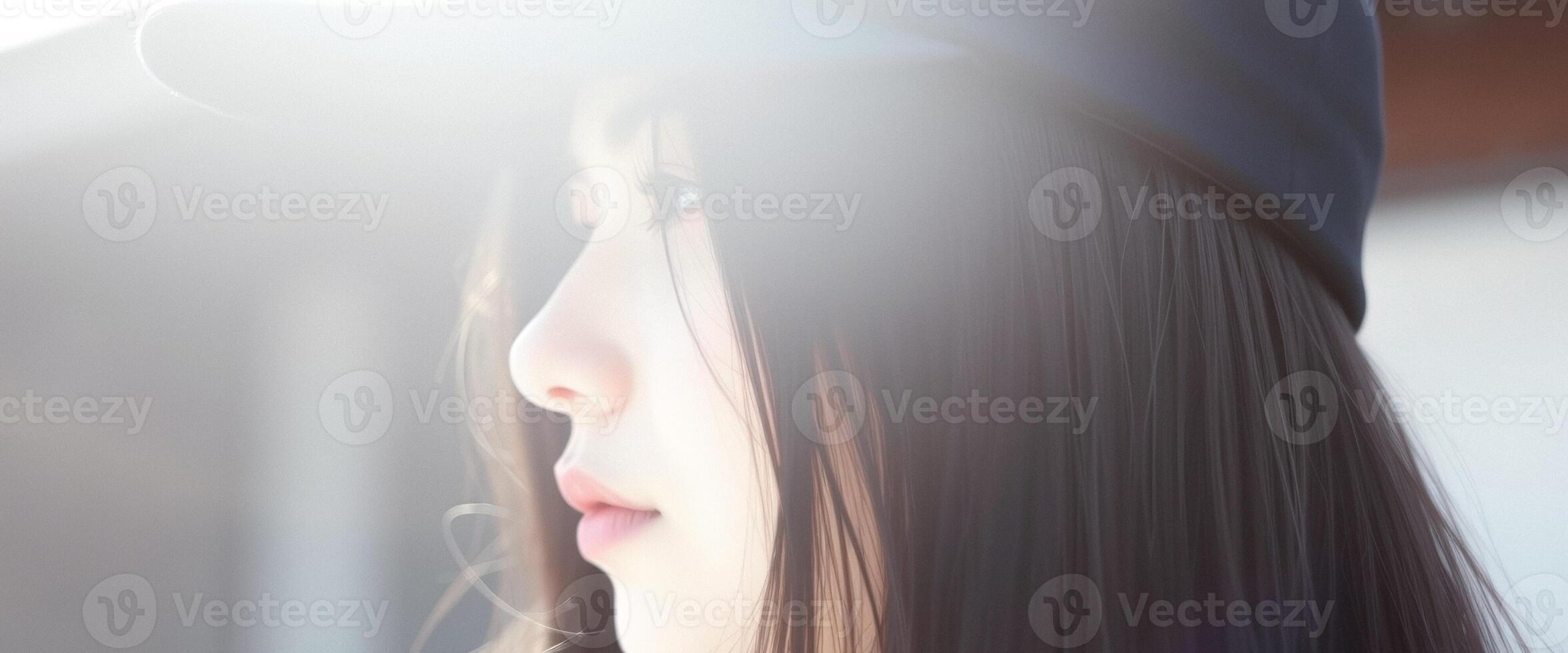 Portrait of a Young Woman in a Cap photo
