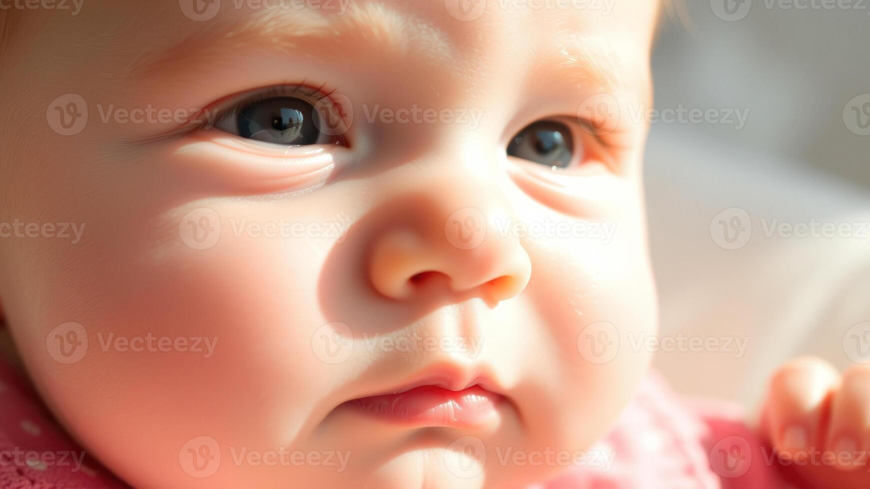 Close-up of a Baby's Face photo