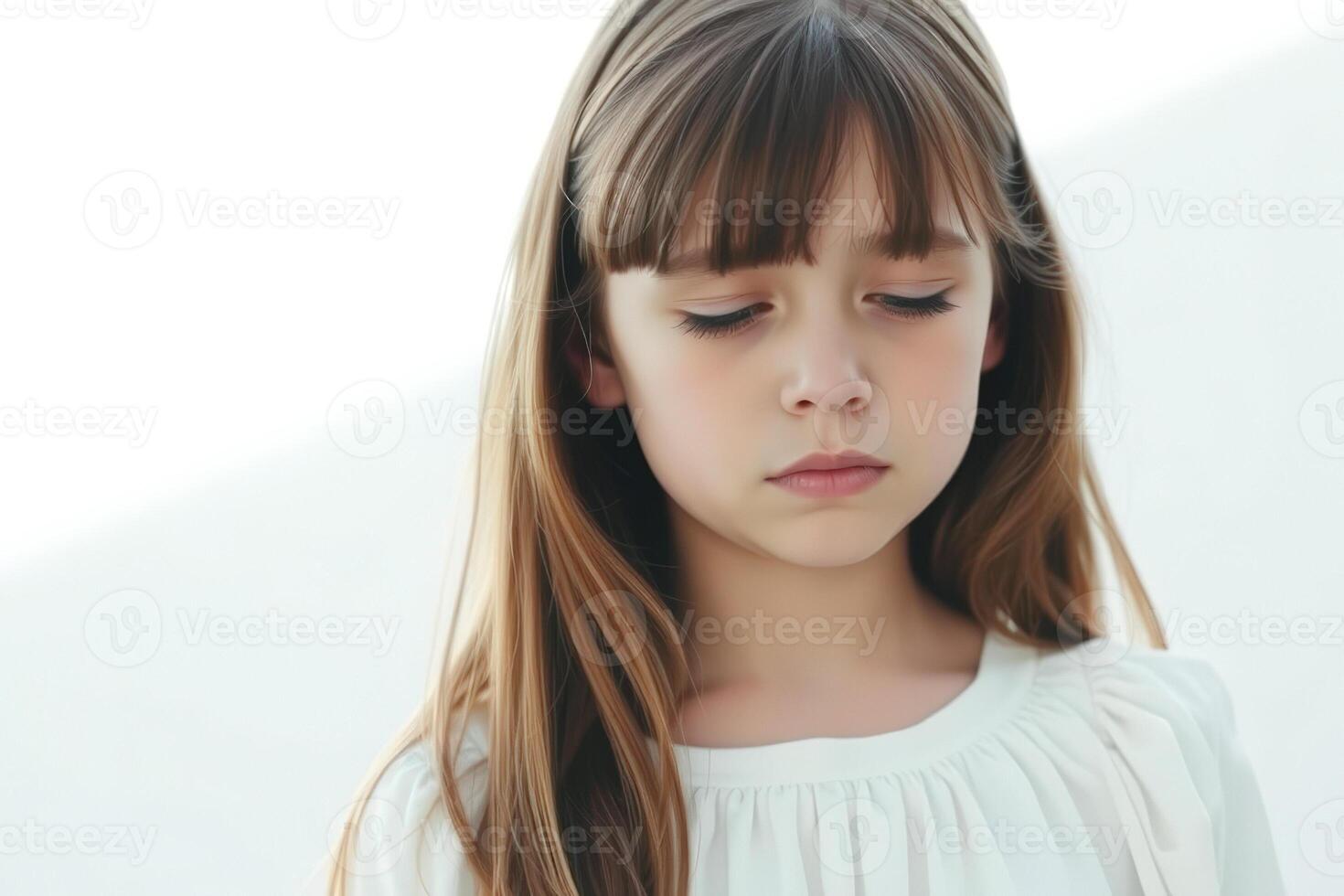 Sad Little Girl photo