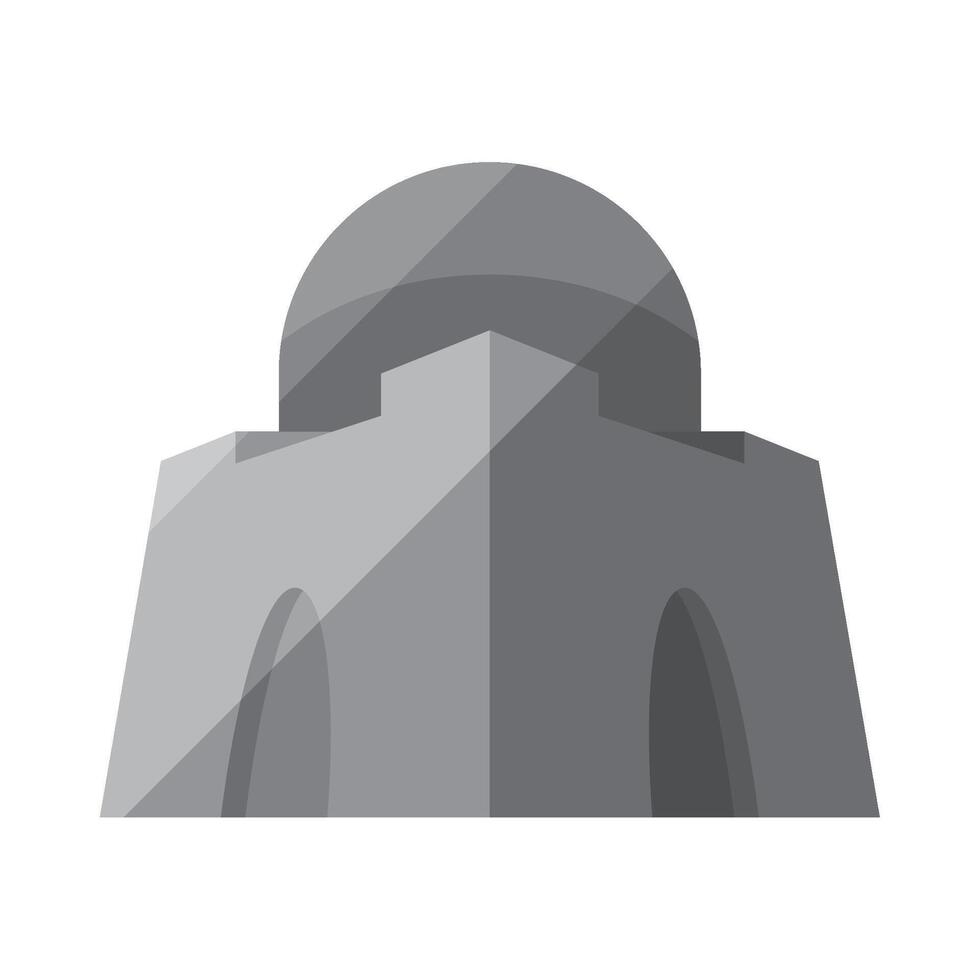 An icon of a dome on top of a building vector