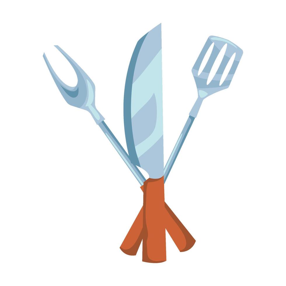 A knife and fork with a knife and fork vector