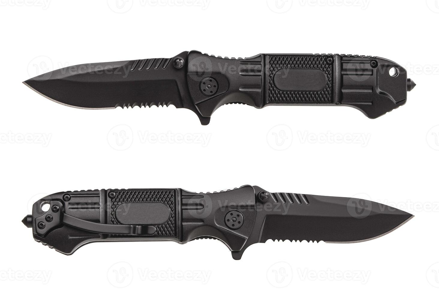 Penknife isolate on white background. photo