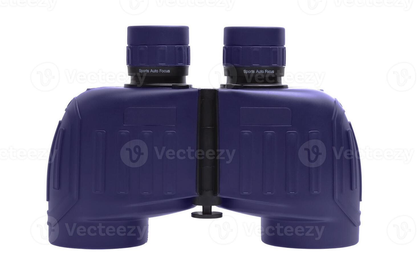 binoculars isolated on white photo