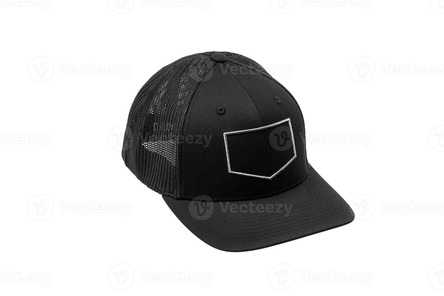 Baseball cap. Mockup for design creation. Isolate on abel back. photo