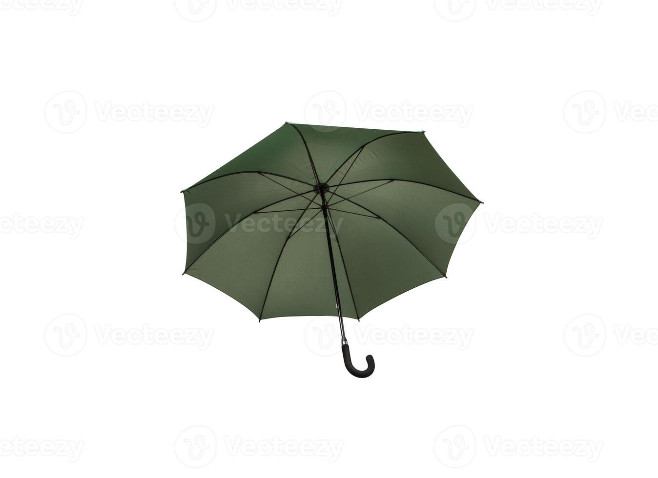 Rain umbrella open. Isolate on white back photo
