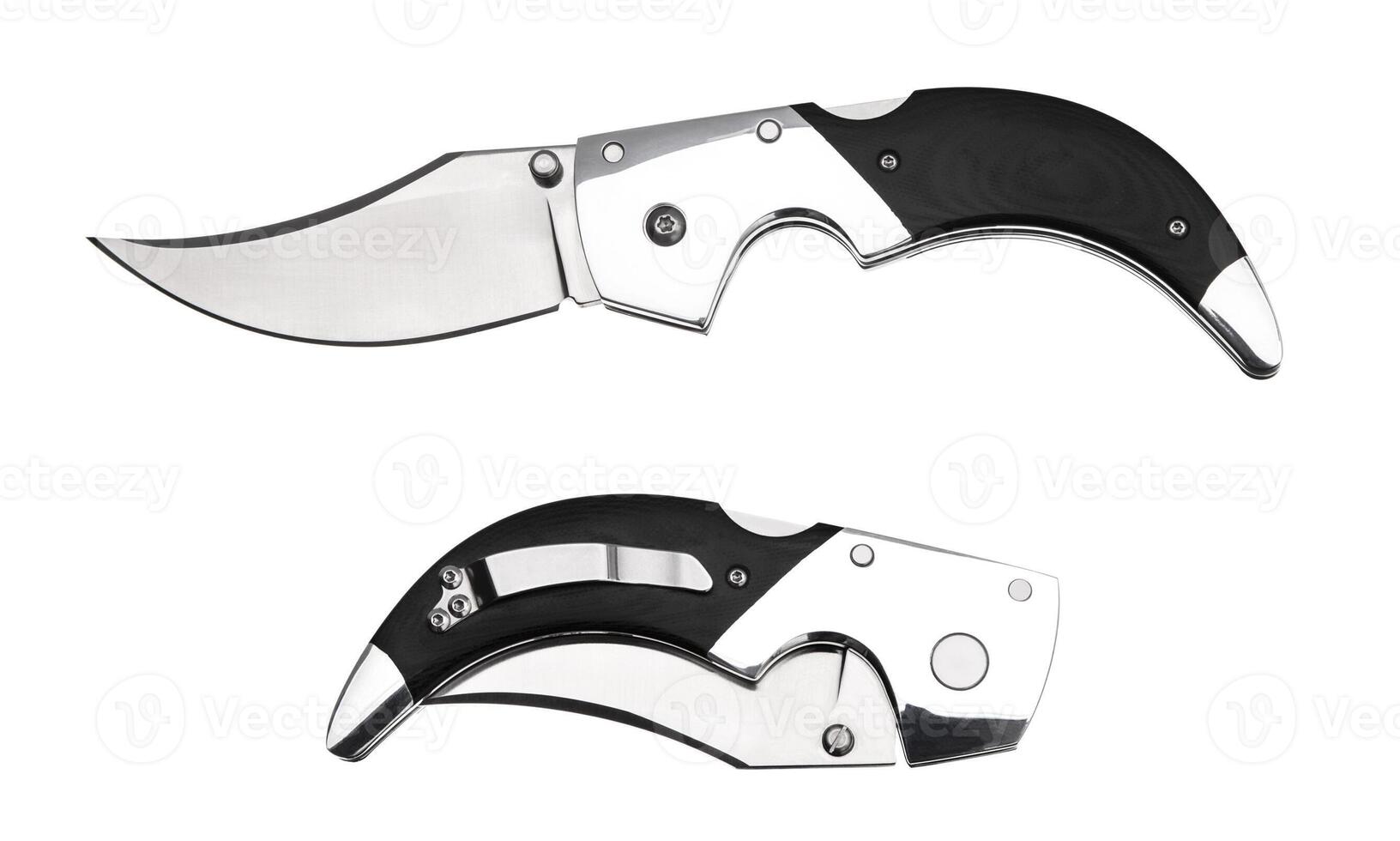 Penknife isolated on white photo