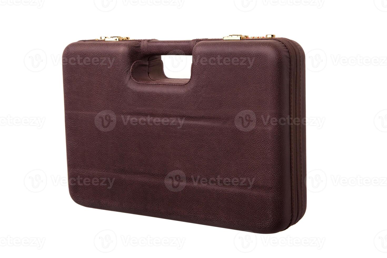 gun case isolated on white photo