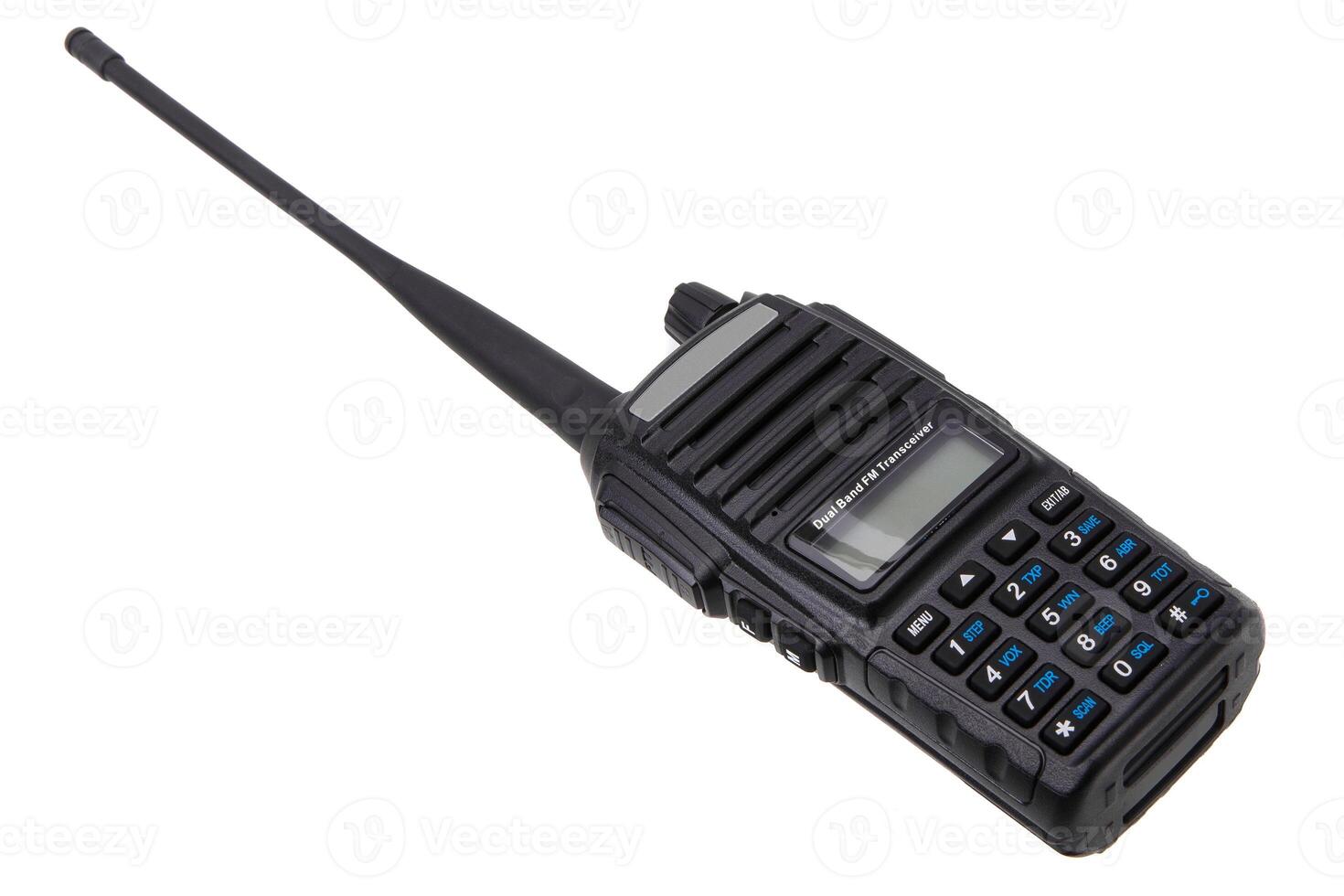 Walkie-talkie isolated on white photo
