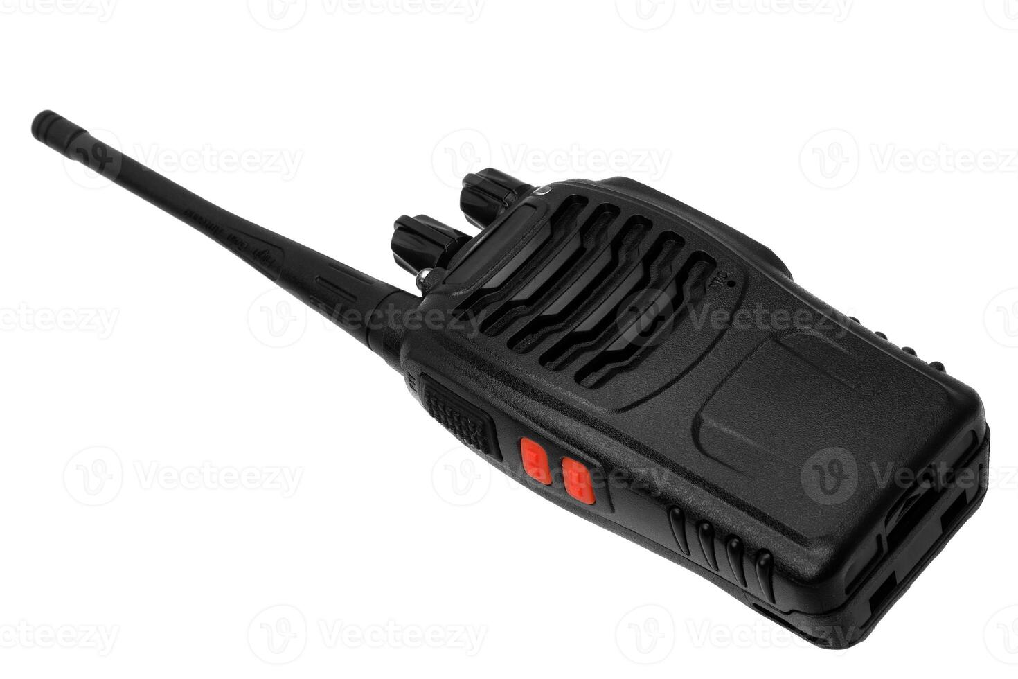 Walkie-talkie isolated on white photo