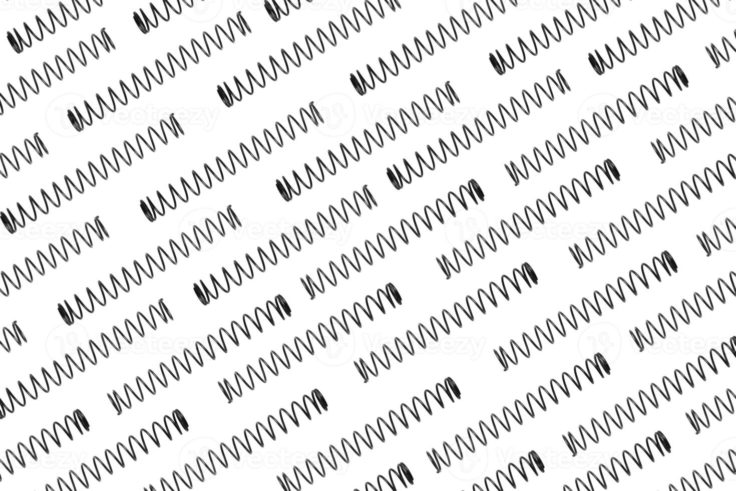 metal spring isolated on white photo