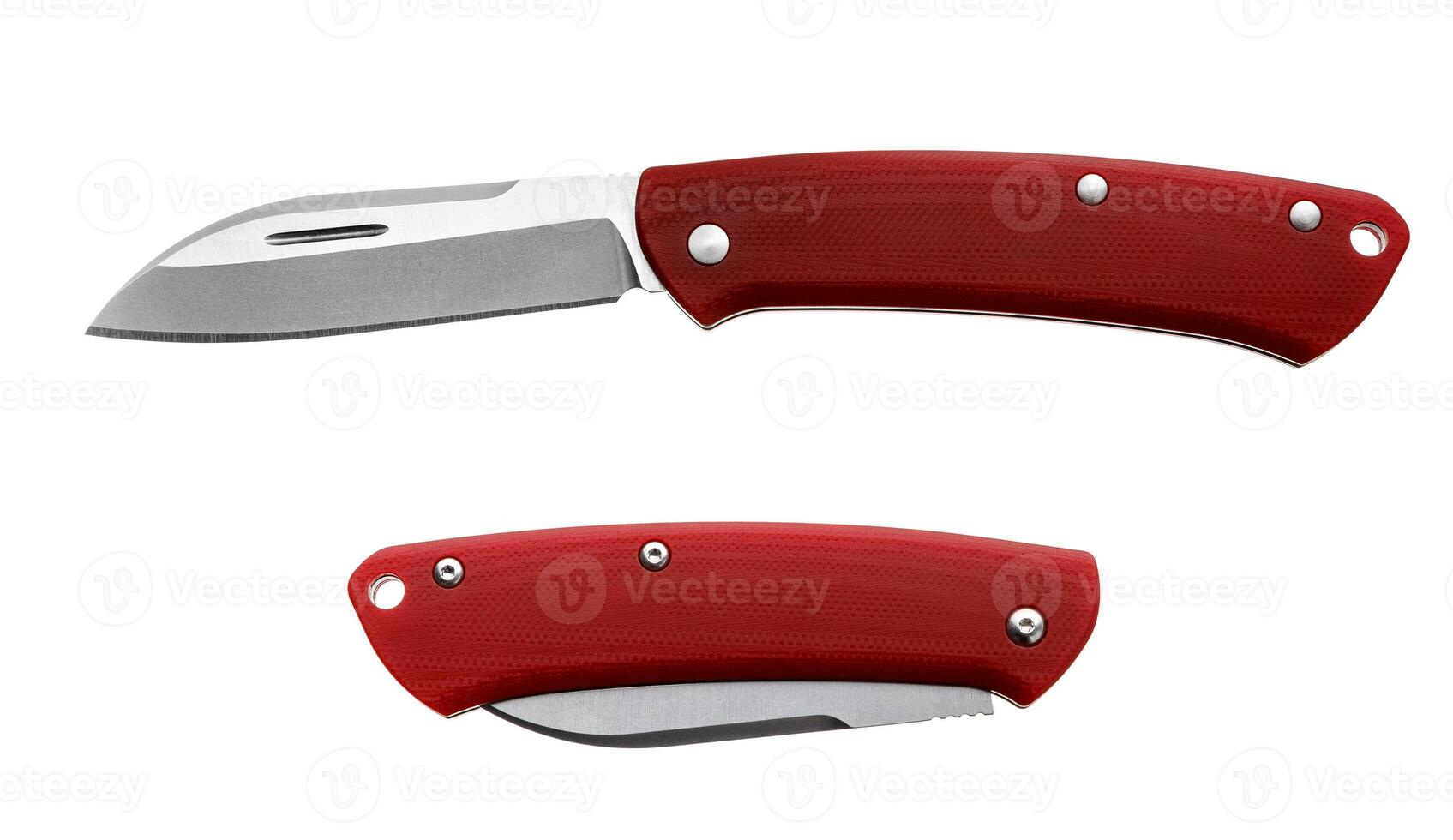 Penknife isolated on white photo