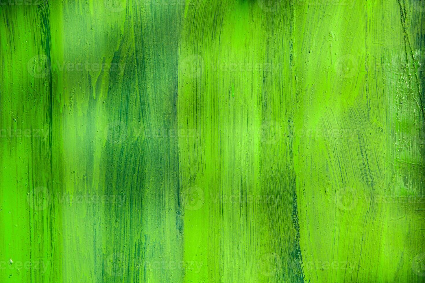Painted green metal door photo