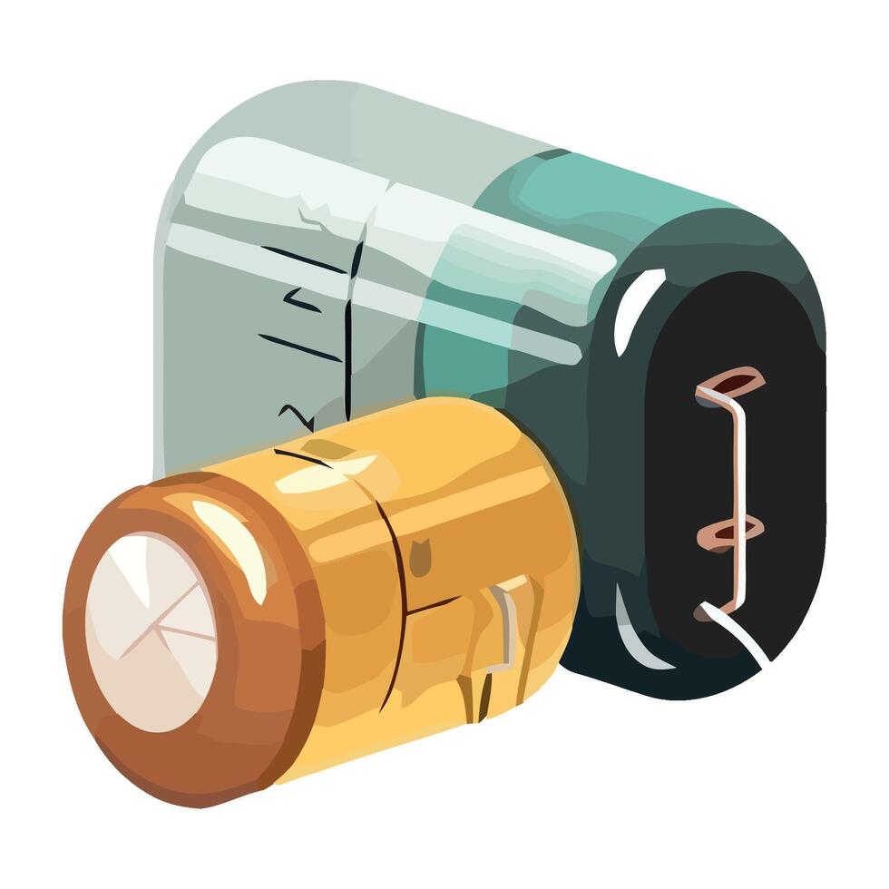 A small electronic device with a small capacitor vector