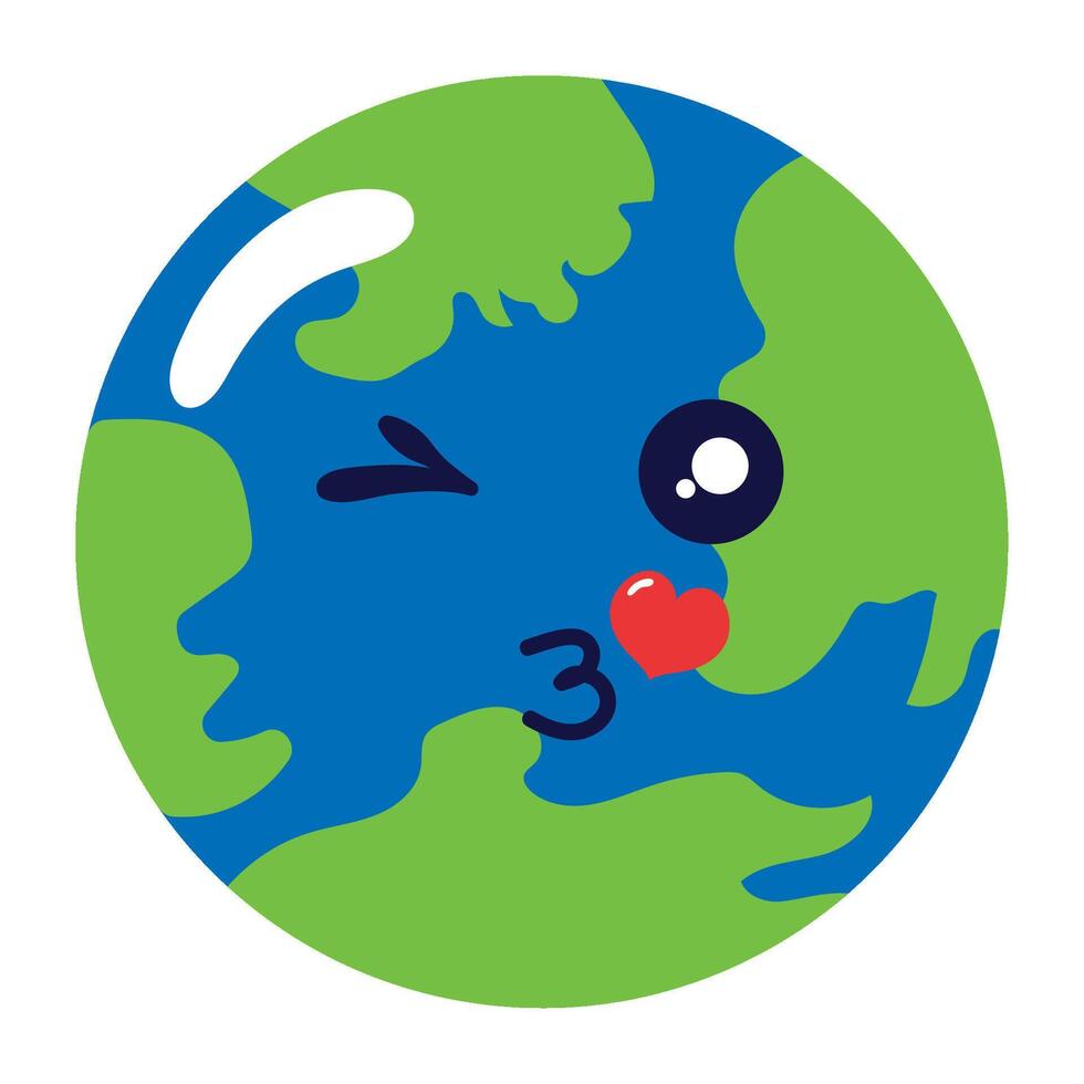 Earth day illustration vector