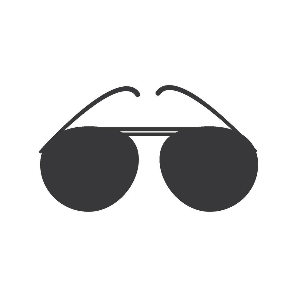 Sunglasses icon isolated on white background vector