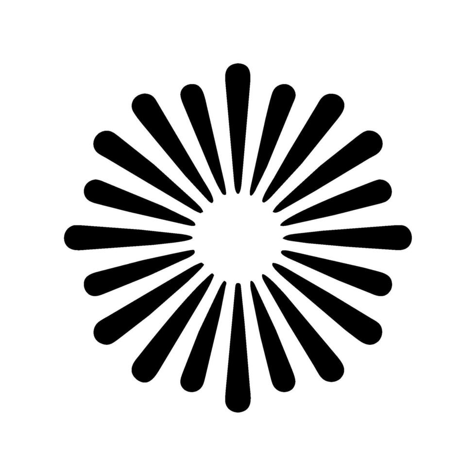 Sunburst icon illustration vector