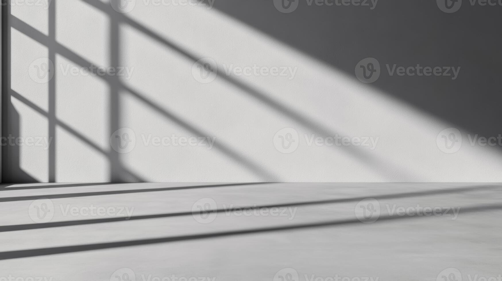 Isolated plain concrete wall background on a white gradient backdrop light gray tones with a smooth even texture suitable for design mockups photo