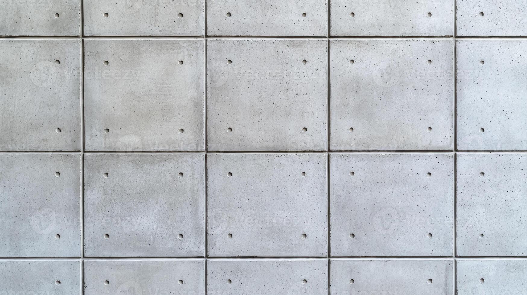 Closeup of a plain concrete wall background with smooth texture and subtle variations in light gray tones ideal for minimalist and modern designs photo