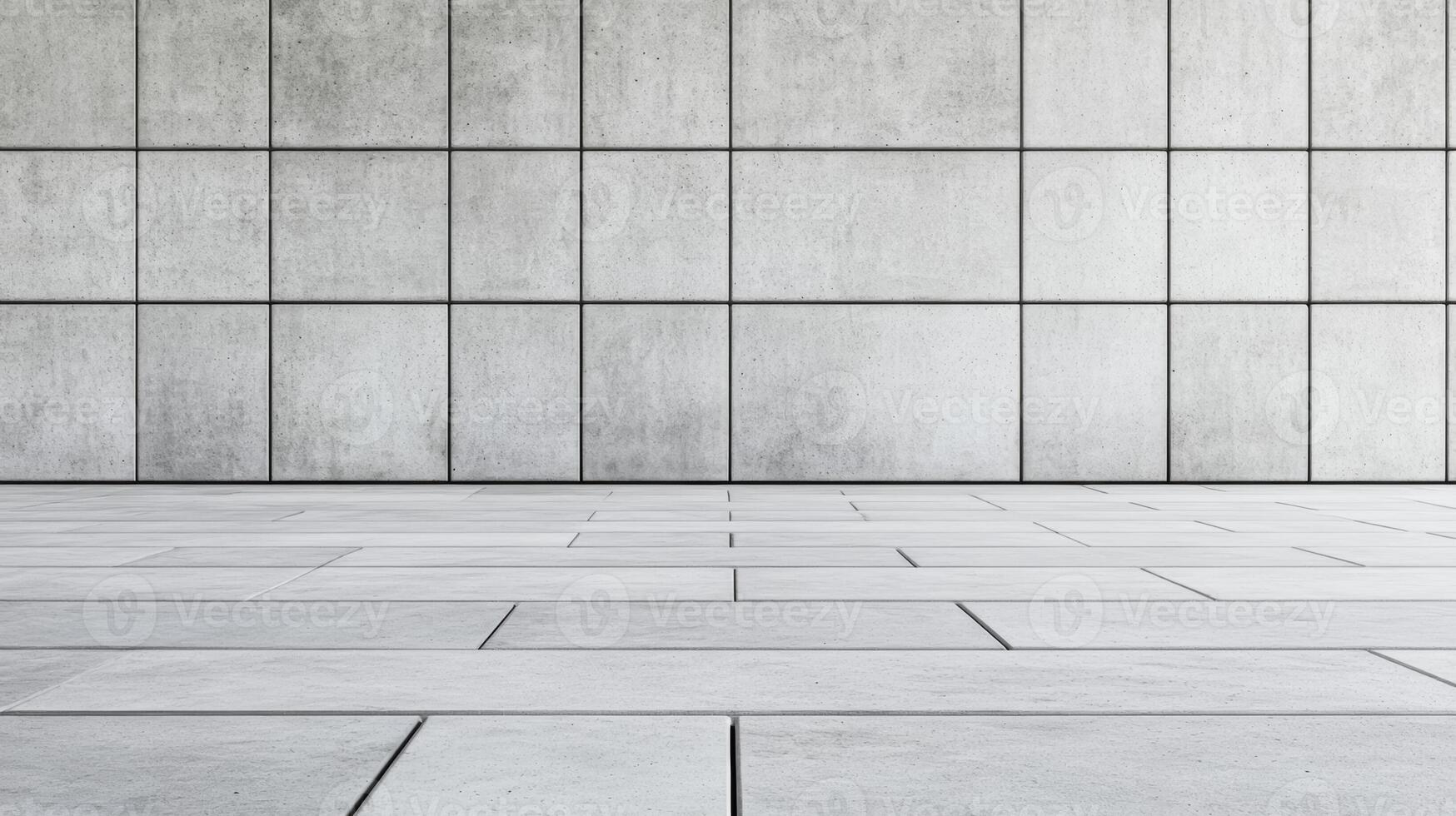 Angled shot of a plain concrete wall slightly textured surface with a uniform gray tone creating a minimalist and timeless background photo