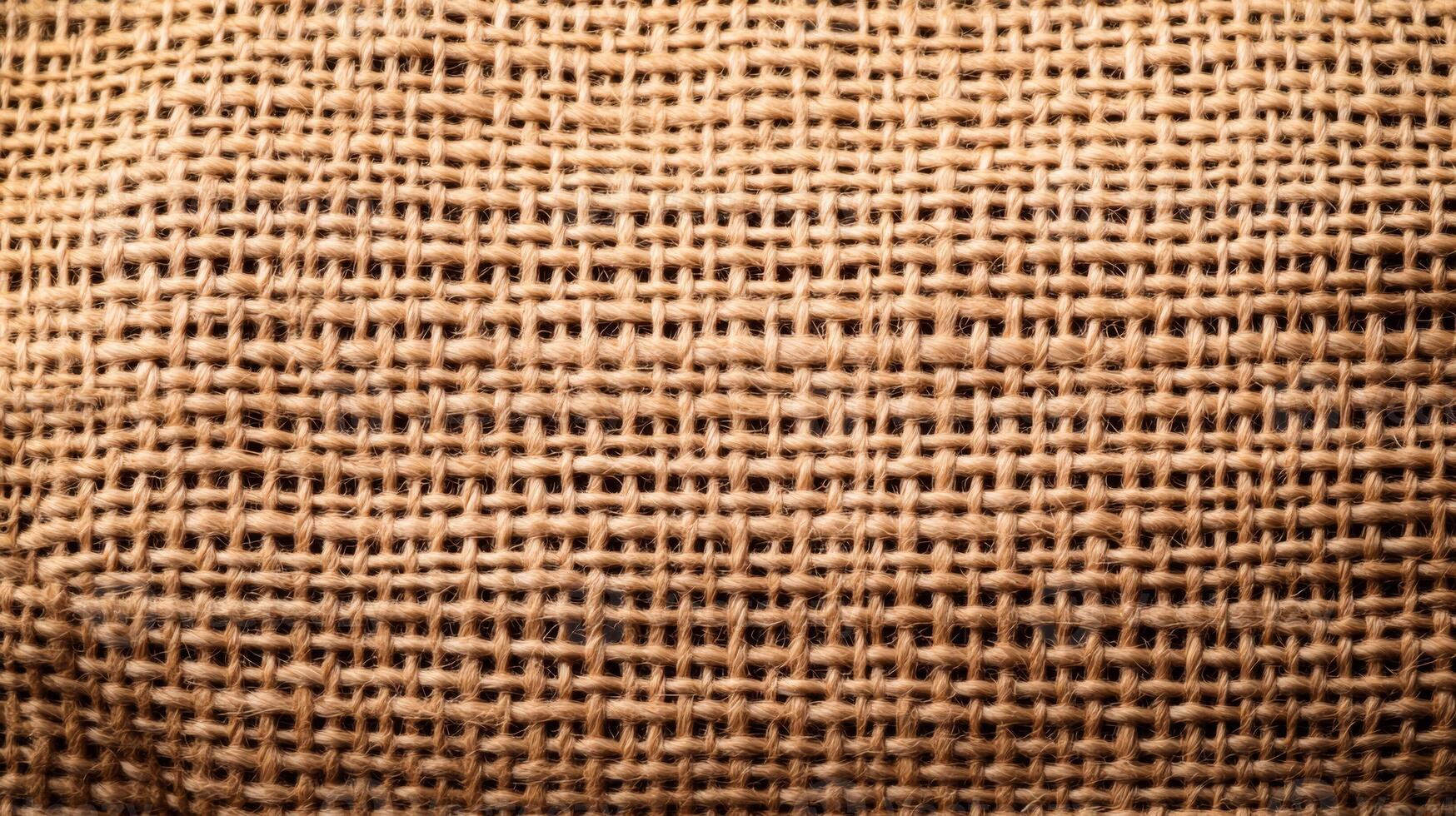 Rough burlap texture with subtle orange and brown tones perfect for Thanksgiving backgrounds autumn vibes emphasized by rustic weave pattern photo