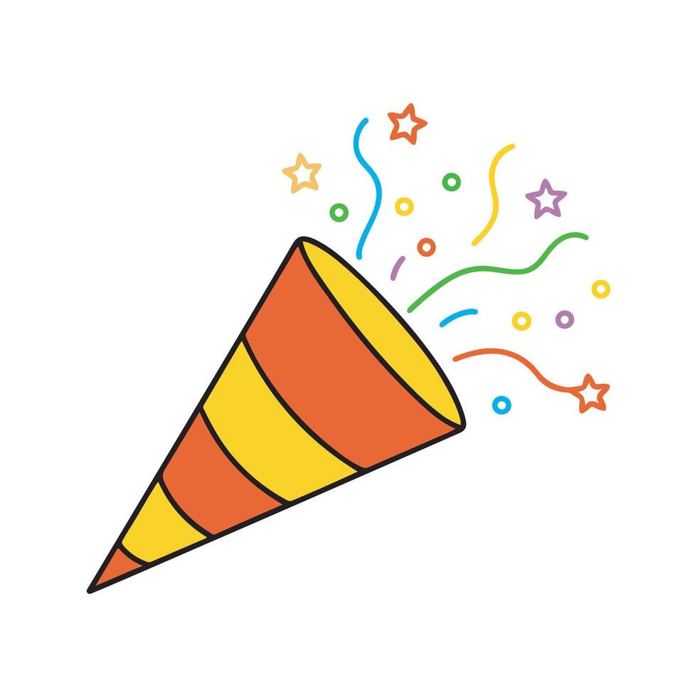 Celebration icon, illustration. vector