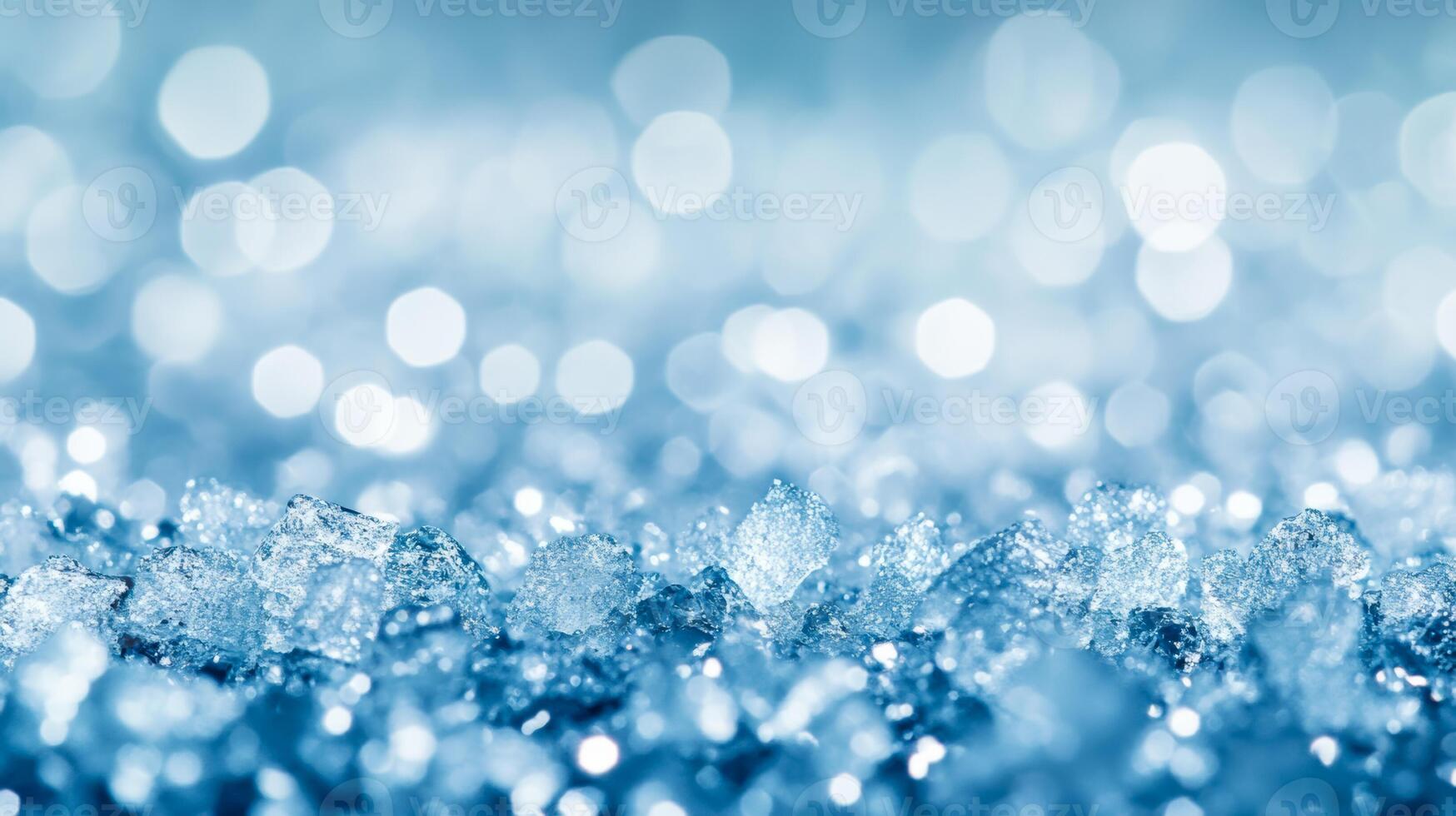 Frosted icy blue background with subtle cracked ice texture shimmering with hints of silver and white Christmas winter chill evokes elegance and seasonal tranquility space for text photo