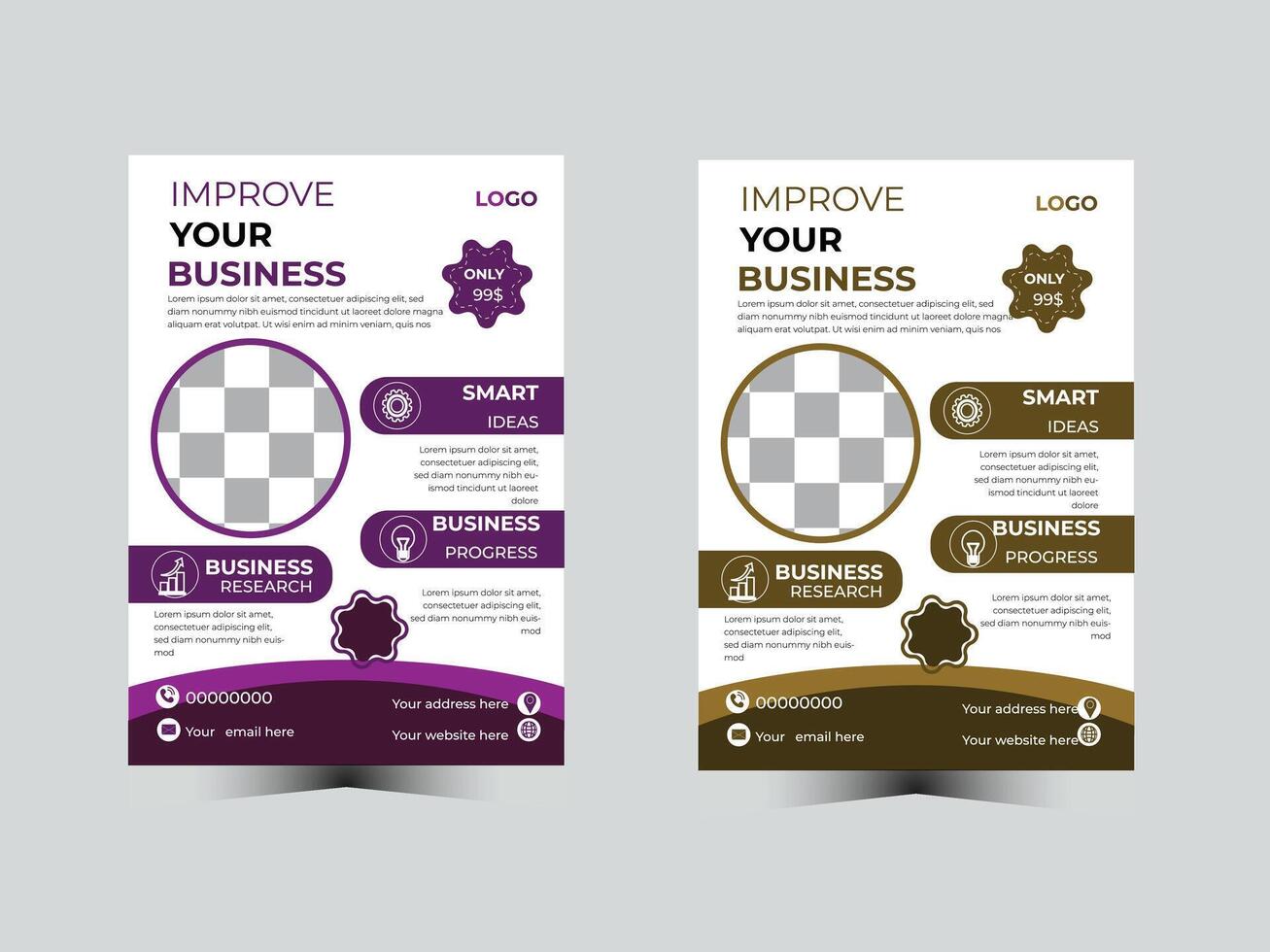 Flyer design,Business flyer ,flyer template. vector