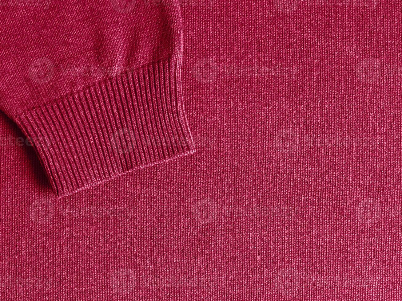 Sweater in red magenta color of year 2023 Viva Magenta photo
