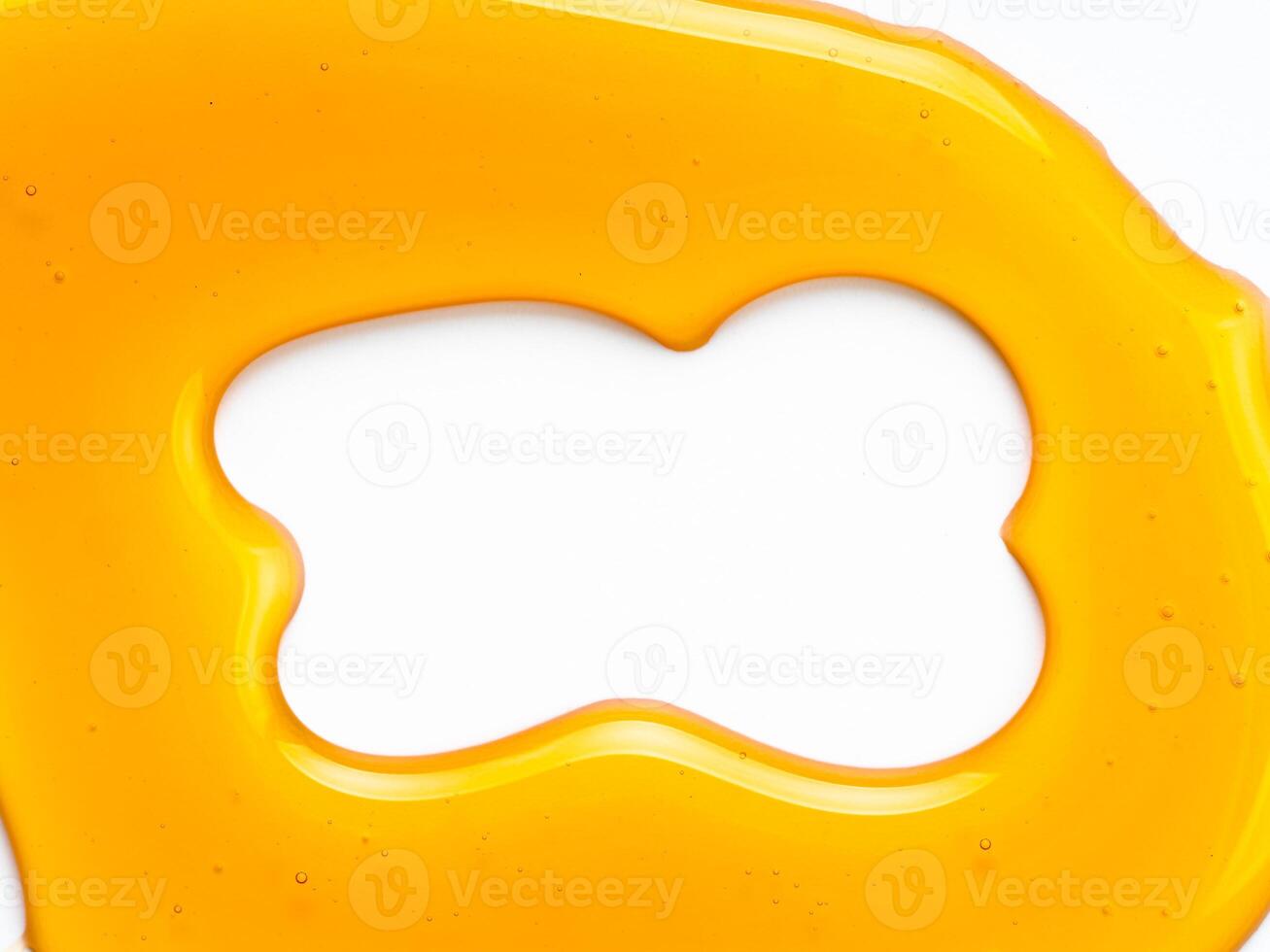 Honey background or abstract pattern, isolated on white photo