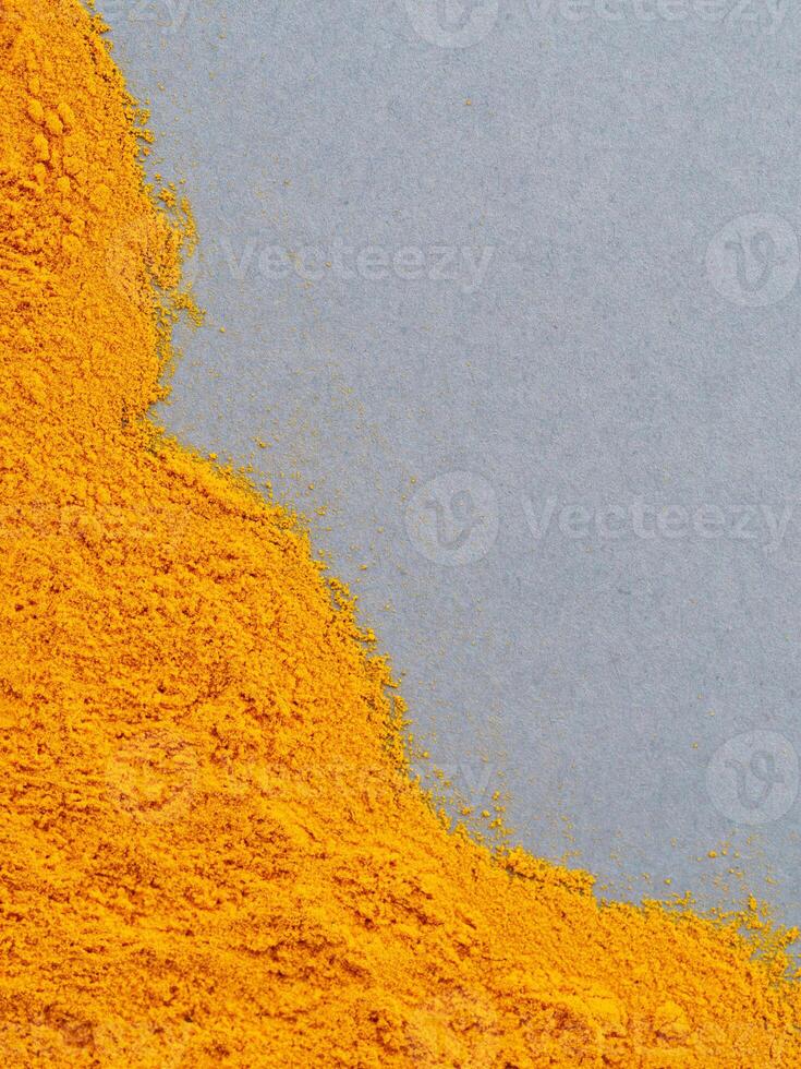 Turmeric Powder with copy space photo