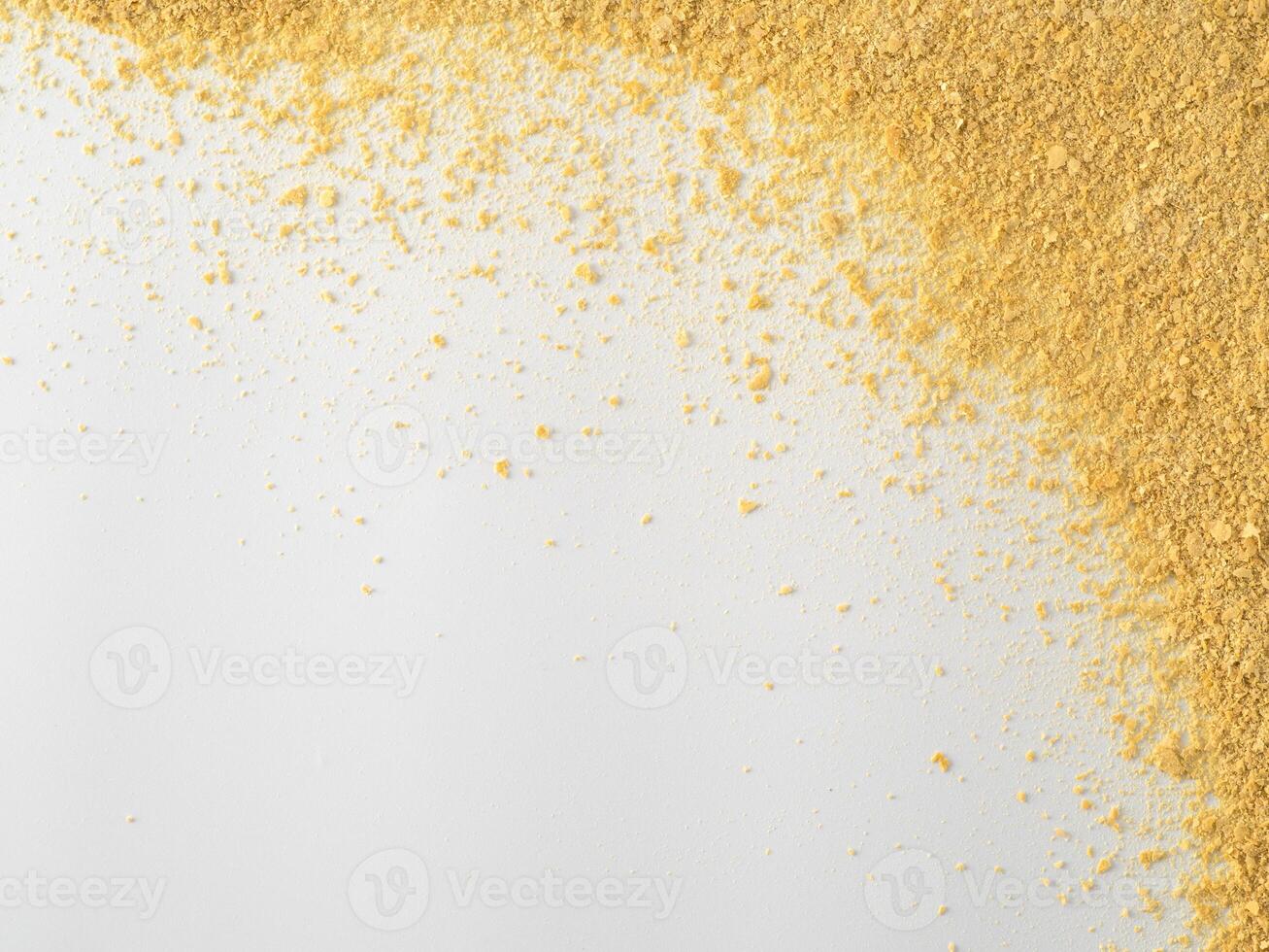 Nutritional inactive yeast top view photo