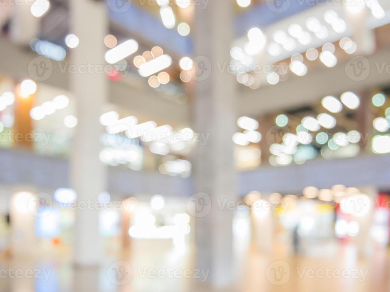 Abstract background of shopping mall, shallow DOF photo