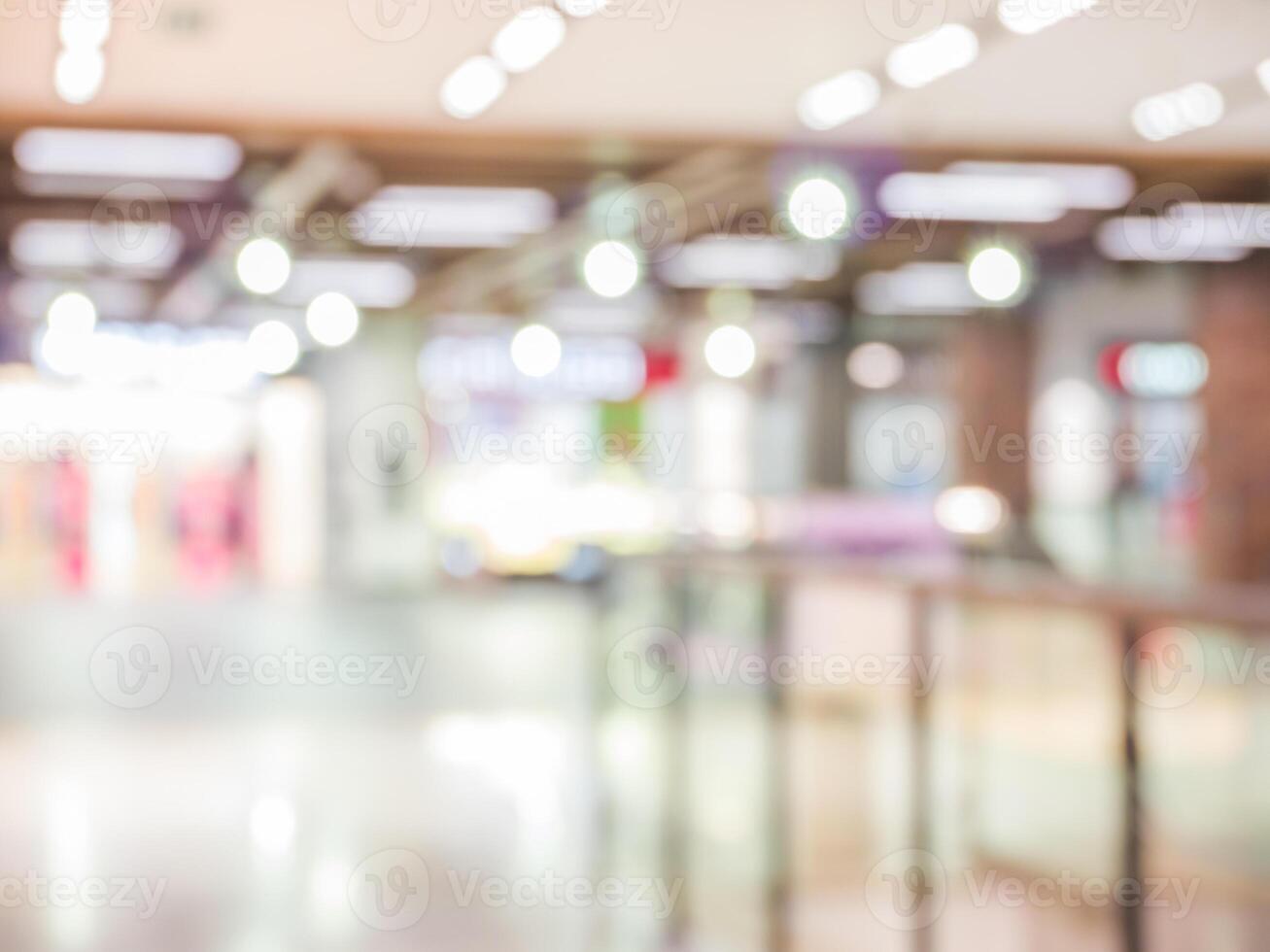 Abstract background of shopping mall, shallow DOF photo