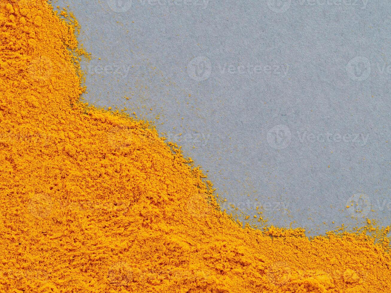 Turmeric Powder with copy space photo
