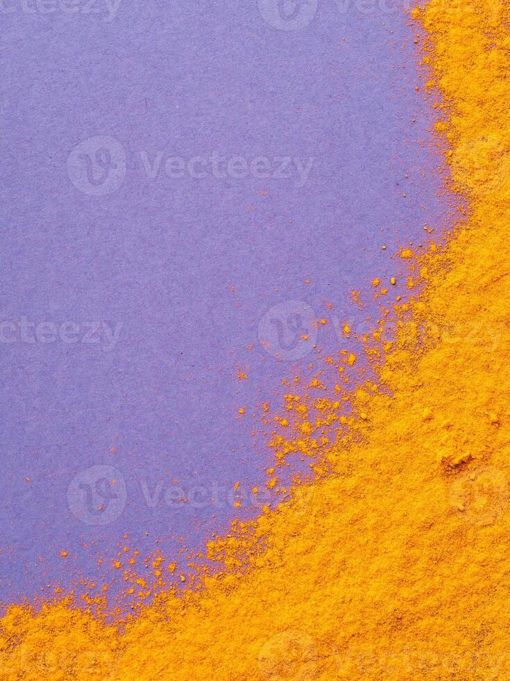 Turmeric Powder with copy space photo